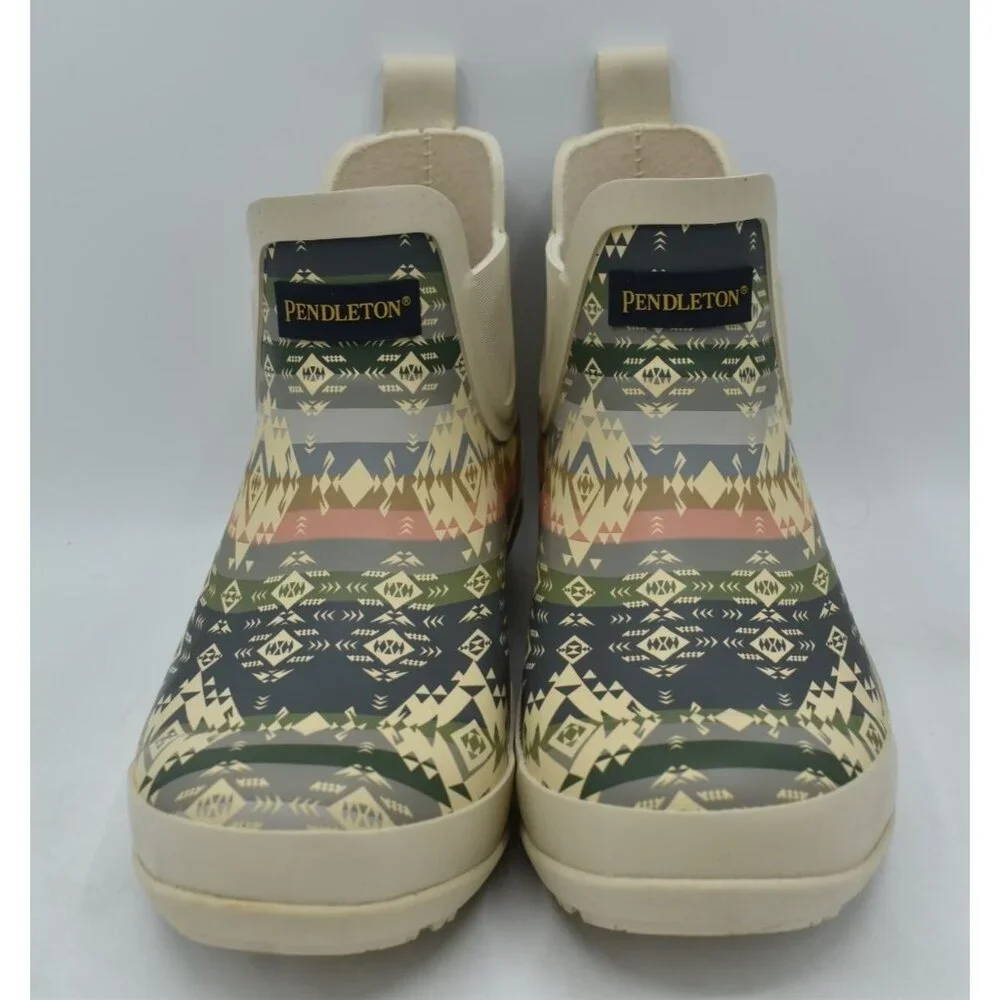 Pendleton‎ Womens Size 7 Agate Beach Fog Waterproof Chelsea Rain Boots Shoes